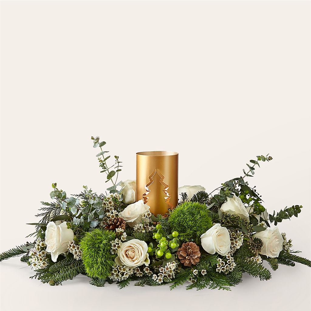 Chestnuts Roasting Centerpiece – My Dream Flowers, Bronx NY