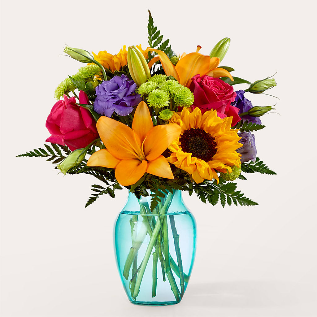 Double Rainbow Bouquet – My Dream Flowers, Bronx NY