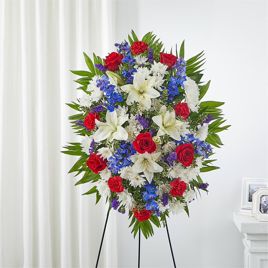 Cherished Service Standing Spray – My Dream Flowers, Bronx NY