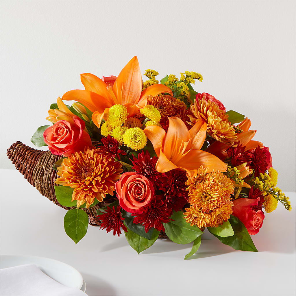 Bouquet of Blessings Cornucopia – My Dream Flowers, Bronx NY