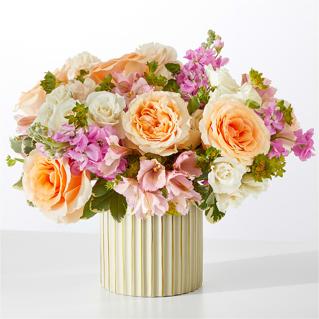 Paradise Bouquet with Ivory Vase – My Dream Flowers, Bronx NY