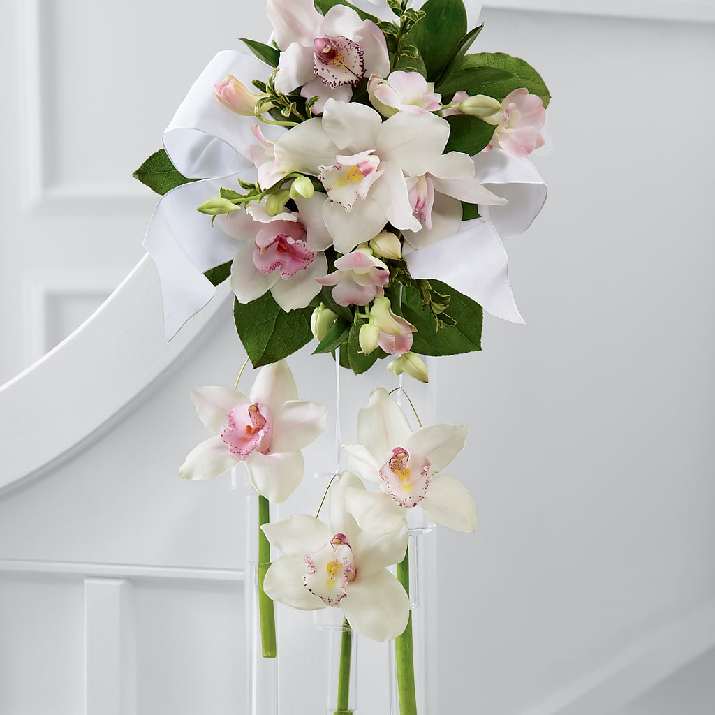 Perfect Entrance Pew Arrangement – My Dream Flowers, Bronx NY