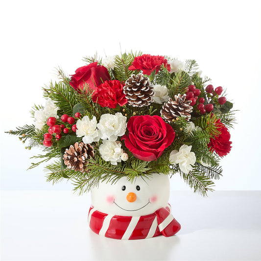 Jolly Snowman Bouquet –  My Dream Flowers, Bronx NY