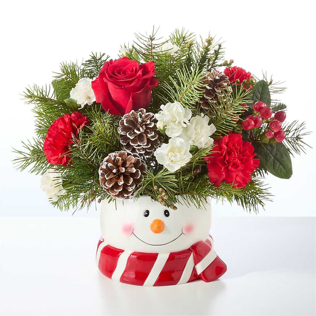 Jolly Snowman Bouquet –  My Dream Flowers, Bronx NY