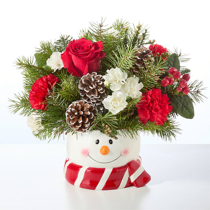 Jolly Snowman Bouquet –  My Dream Flowers, Bronx NY