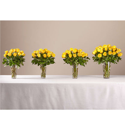 Long Stem Yellow Rose Bouquet –  My Dream Flowers, Bronx NY