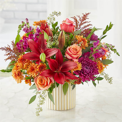 Burgundy Landscape Bouquet –  My Dream Flowers, Bronx NY