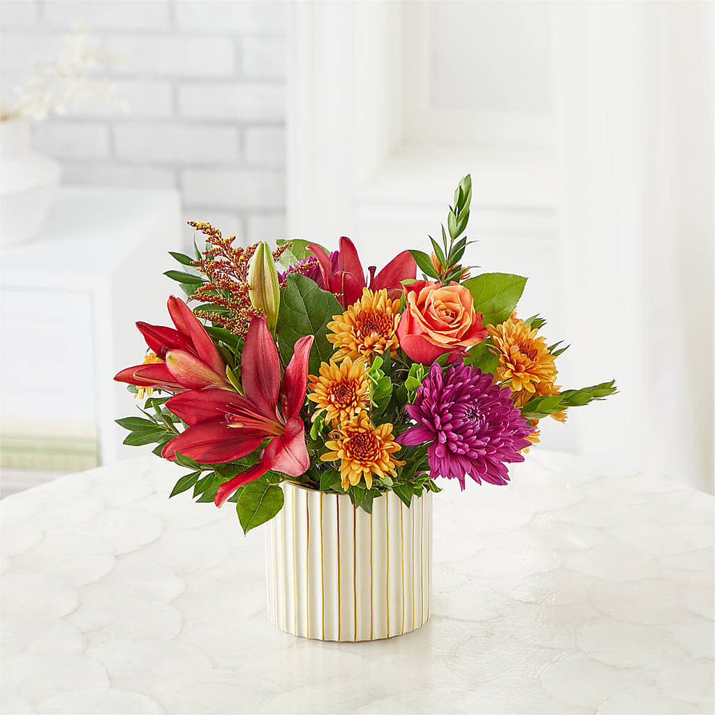Burgundy Landscape Bouquet –  My Dream Flowers, Bronx NY