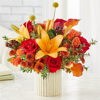 Scarlet Skies Bouquet –  My Dream Flowers, Bronx NY