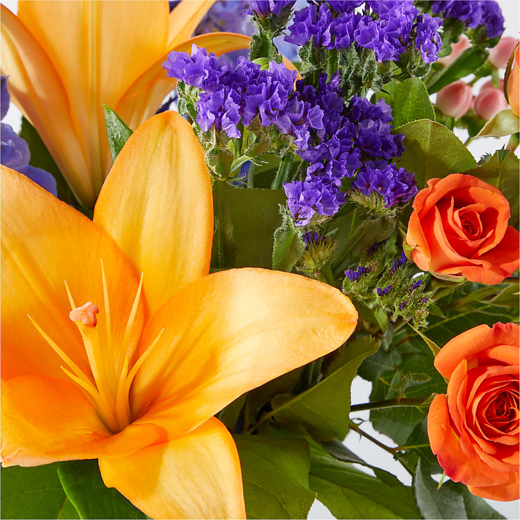 Radiant Citrus Bouquet –  My Dream Flowers, Bronx NY