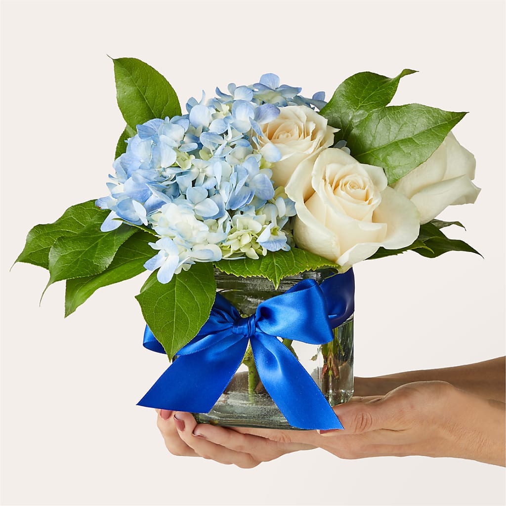 Sky Blue Delight Bouquet –  My Dream Flowers, Bronx NY