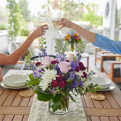 Violet Frost Bouquet –  My Dream Flowers, Bronx NY