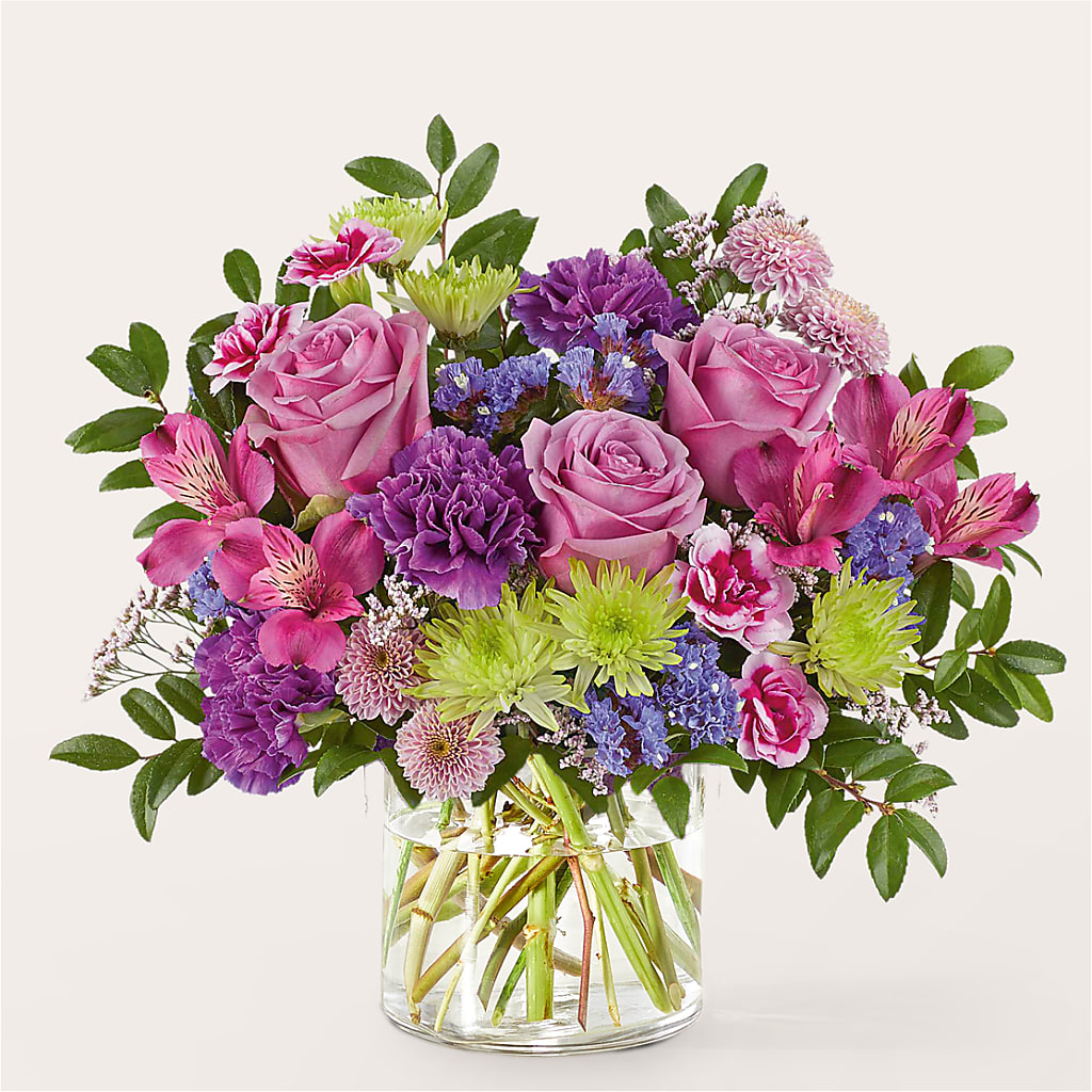 Glass Half Full Bouquet –  My Dream Flowers, Bronx NY