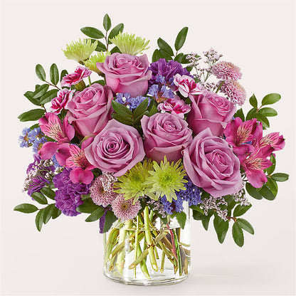 Glass Half Full Bouquet –  My Dream Flowers, Bronx NY