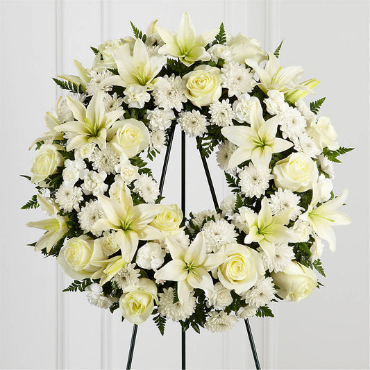Treasured Tribute Wreath –  My Dream Flowers, Bronx NY