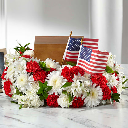 Spirit of Patriotism Cremation Adornment –  My Dream Flowers, Bronx NY