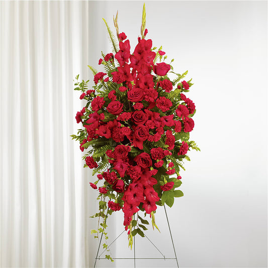 From the Heart Standing Spray –  My Dream Flowers, Bronx NY
