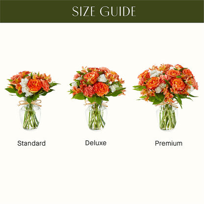 Apricot Glow Bouquet –  My Dream Flowers, Bronx NY