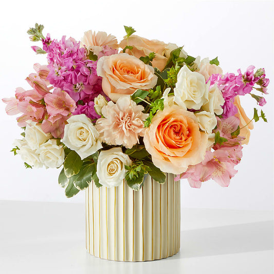 Paradise Bouquet with Ivory Vase –  My Dream Flowers, Bronx NY
