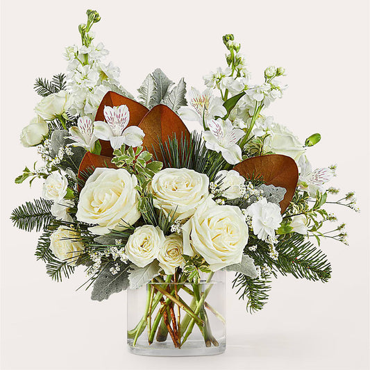 Fresh Snowfall Bouquet –  My Dream Flowers, Bronx NY