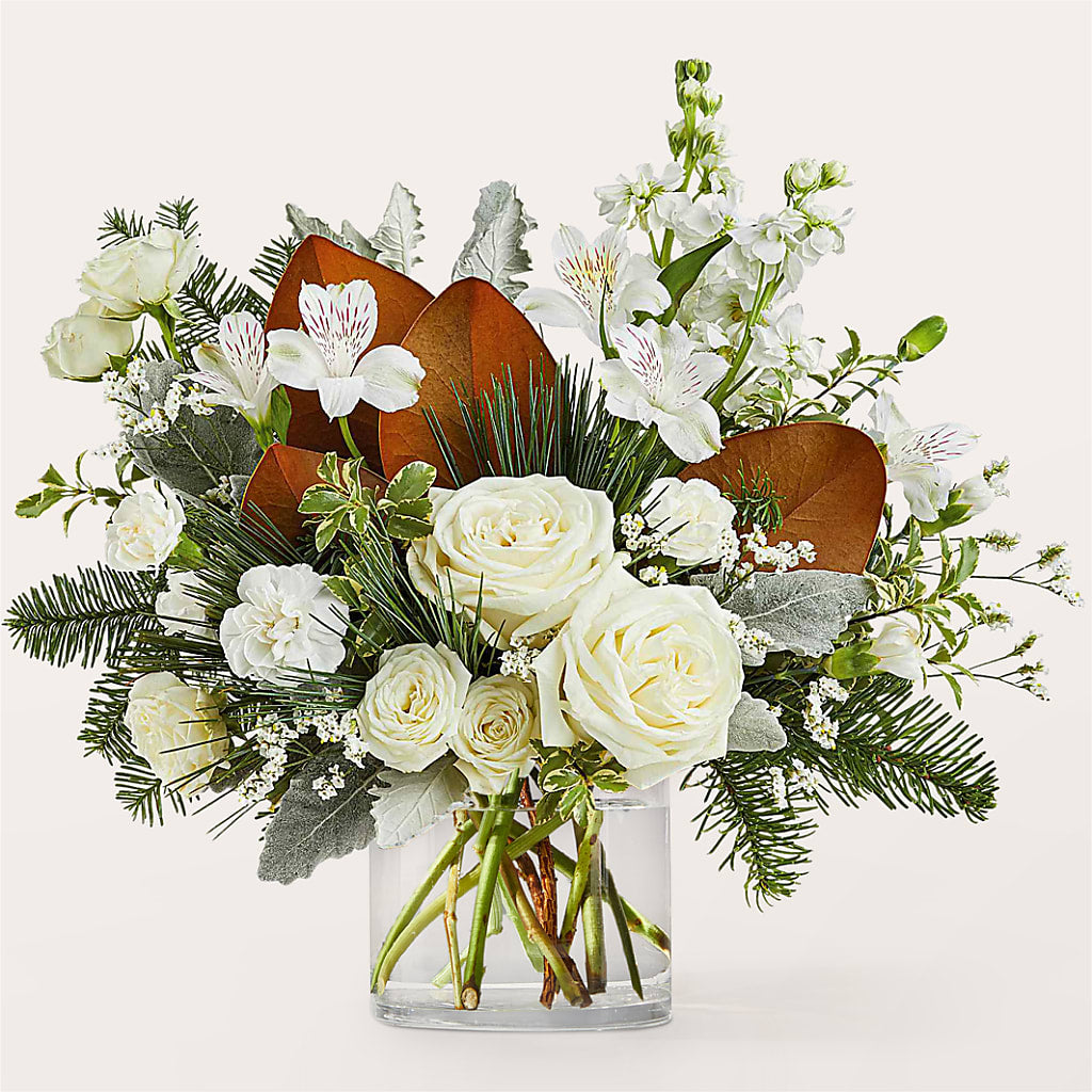 Fresh Snowfall Bouquet –  My Dream Flowers, Bronx NY