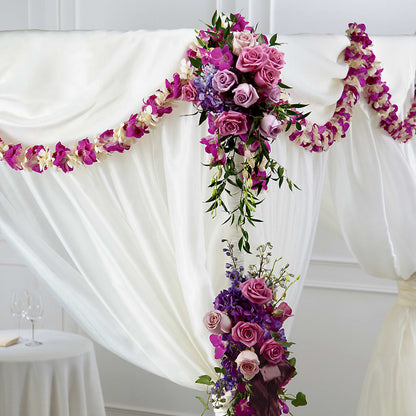 Color & Light Chuppah Decor –  My Dream Flowers, Bronx NY